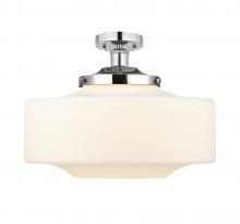 Innovations Lighting 616-1F-PC-G691-16 - Bridgeton - 1 Light - 16 inch - Polished Chrome - Semi-Flush Mount