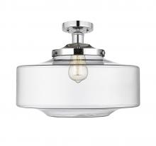 Innovations Lighting 616-1F-PC-G692-16 - Bridgeton - 1 Light - 16 inch - Polished Chrome - Semi-Flush Mount