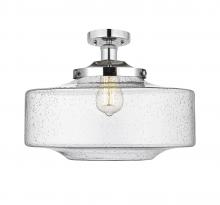 Innovations Lighting 616-1F-PC-G694-16 - Bridgeton - 1 Light - 16 inch - Polished Chrome - Semi-Flush Mount
