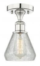 Innovations Lighting 616-1F-PN-G275 - Conesus - 1 Light - 6 inch - Polished Nickel - Semi-Flush Mount