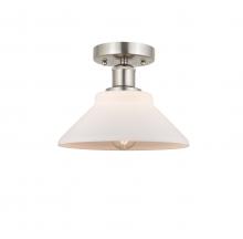Innovations Lighting 616-1F-SN-G131 - Orwell - 1 Light - 8 inch - Brushed Satin Nickel - Semi-Flush Mount