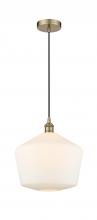 Innovations Lighting 616-1P-AB-G651-12 - Cindyrella - 1 Light - 12 inch - Antique Brass - Cord hung - Mini Pendant