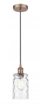 Innovations Lighting 616-1P-AC-G352 - Candor - 1 Light - 5 inch - Antique Copper - Cord hung - Mini Pendant
