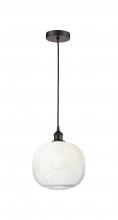 Innovations Lighting 616-1P-OB-G481-10OP - Brookhaven Sphere - 1 Light - 11 inch - Oil Rubbed Bronze - Cord hung - Mini Pendant