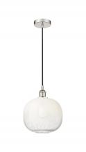 Innovations Lighting 616-1P-PN-G481-10OP - Brookhaven Sphere - 1 Light - 11 inch - Polished Nickel - Cord hung - Mini Pendant