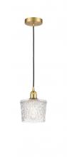 Innovations Lighting 616-1P-SG-G402 - Niagara - 1 Light - 7 inch - Satin Gold - Cord hung - Mini Pendant