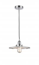 Innovations Lighting 616-1PH-PC-MFR-PC-12 - Appalachian - 1 Light - 12 inch - Polished Chrome - Cord hung - Mini Pendant
