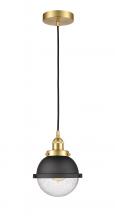 Innovations Lighting 616-1PH-SG-HFS-64-BK - Edison - 1 Light - 7 inch - Satin Gold - Mini Pendant