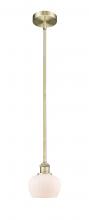 Innovations Lighting 616-1S-AB-G91 - Fenton - 1 Light - 7 inch - Antique Brass - Stem Hung - Mini Pendant