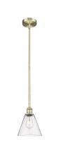 Innovations Lighting 616-1S-AB-GBC-84 - Berkshire - 1 Light - 8 inch - Antique Brass - Stem hung - Mini Pendant