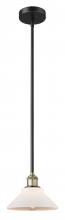 Innovations Lighting 616-1S-BAB-G131 - Orwell - 1 Light - 8 inch - Black Antique Brass - Stem hung - Mini Pendant