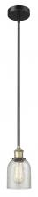 Innovations Lighting 616-1S-BAB-G259 - Caledonia - 1 Light - 5 inch - Black Antique Brass - Stem hung - Mini Pendant