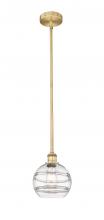 Innovations Lighting 616-1S-BB-G556-8CL - Rochester - 1 Light - 8 inch - Brushed Brass - Stem hung - Mini Pendant
