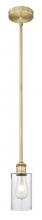 Innovations Lighting 616-1S-BB-G804 - Clymer - 1 Light - 4 inch - Brushed Brass - Stem hung - Mini Pendant