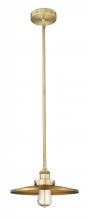Innovations Lighting 616-1S-BB-MFR-BB-12 - Appalachian - 1 Light - 12 inch - Brushed Brass - Stem hung - Mini Pendant