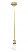 Innovations Lighting 616-1S-BB - Edison - 1 Light - 2 inch - Brushed Brass - Stem hung - Mini Pendant