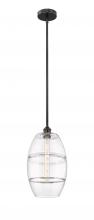 Innovations Lighting 616-1S-BK-G557-10CL - Vaz - 1 Light - 10 inch - Matte Black - Stem hung - Mini Pendant