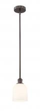 Innovations Lighting 616-1S-OB-G558-6GWH - Bella - 1 Light - 6 inch - Oil Rubbed Bronze - Stem hung - Mini Pendant