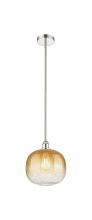 Innovations Lighting 616-1S-PN-G481-10AM - Brookhaven Sphere - 1 Light - 11 inch - Polished Nickel - Stem hung - Mini Pendant