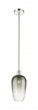 Innovations Lighting 616-1S-PN-G484-7SL - Brookhaven Flute - 1 Light - 7 inch - Polished Nickel - Stem hung - Mini Pendant
