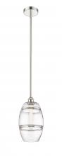 Innovations Lighting 616-1S-PN-G557-8CL - Vaz - 1 Light - 8 inch - Polished Nickel - Stem hung - Mini Pendant