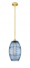 Innovations Lighting 616-1S-SG-G557-10BL - Vaz - 1 Light - 10 inch - Satin Gold - Stem hung - Mini Pendant