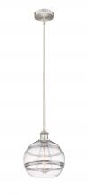 Innovations Lighting 616-1S-SN-G556-10CL - Rochester - 1 Light - 10 inch - Brushed Satin Nickel - Stem hung - Mini Pendant