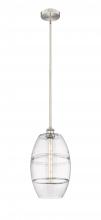 Innovations Lighting 616-1S-SN-G557-10CL - Vaz - 1 Light - 10 inch - Brushed Satin Nickel - Stem hung - Mini Pendant