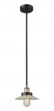 Innovations Lighting 616-1SH-BAB-G2 - Halophane - 1 Light - 9 inch - Black Antique Brass - Stem hung - Mini Pendant