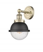 Innovations Lighting 616-1W-AB-HFS-64-BK - Edison - 1 Light - 7 inch - Antique Brass - Sconce
