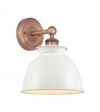 Innovations Lighting 616-1W-AC-M14-W - Adirondack - 1 Light - 8 inch - Antique Copper - Sconce