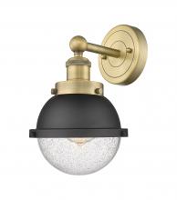 Innovations Lighting 616-1W-BB-HFS-64-BK - Edison - 1 Light - 7 inch - Brushed Brass - Sconce