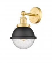 Innovations Lighting 616-1W-SG-HFS-64-BK - Edison - 1 Light - 7 inch - Satin Gold - Sconce