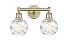 Innovations Lighting 616-2W-AB-G1213-6CL - Athens Deco Swirl - 2 Light - 15 inch - Antique Brass - Bath Vanity Light