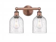 Innovations Lighting 616-2W-AC-G558-6SDY - Bella - 2 Light - 15 inch - Antique Copper - Bath Vanity Light