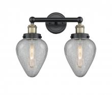 Innovations Lighting 616-2W-BAB-G165 - Geneseo - 2 Light - 16 inch - Black Antique Brass - Bath Vanity Light