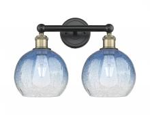 Innovations Lighting 616-2W-BAB-G483-8SB - Brookhaven Globe - 2 Light - 17 inch - Black Antique Brass - Bath Vanity Light