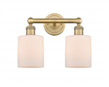Innovations Lighting 616-2W-BB-G111 - Cobbleskill - 2 Light - 14 inch - Brushed Brass - Bath Vanity Light