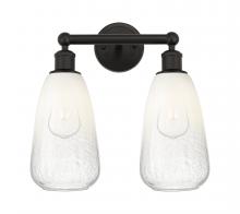 Innovations Lighting 616-2W-OB-G480-6OP - Brookhaven Almond - 2 Light - 15 inch - Oil Rubbed Bronze - Bath Vanity Light