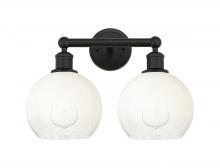 Innovations Lighting 616-2W-OB-G483-8OP - Brookhaven Globe - 2 Light - 17 inch - Oil Rubbed Bronze - Bath Vanity Light