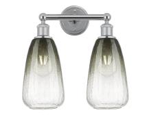 Innovations Lighting 616-2W-PC-G480-6SL - Brookhaven Almond - 2 Light - 15 inch - Polished Chrome - Bath Vanity Light