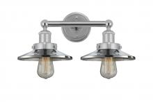 Innovations Lighting 616-2W-PC-M7-PC - Edison - 2 Light - 17 inch - Polished Chrome - Bath Vanity Light