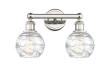 Innovations Lighting 616-2W-PN-G1213-6CL - Athens Deco Swirl - 2 Light - 15 inch - Polished Nickel - Bath Vanity Light