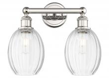 Innovations Lighting 616-2W-PN-G459-6CL - Preston Bulb - 2 Light - 15 inch - Polished Nickel - Bath Vanity Light