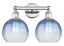 Innovations Lighting 616-2W-PN-G483-8SB - Brookhaven Globe - 2 Light - 17 inch - Polished Nickel - Bath Vanity Light