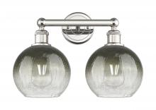 Innovations Lighting 616-2W-PN-G483-8SL - Brookhaven Globe - 2 Light - 17 inch - Polished Nickel - Bath Vanity Light