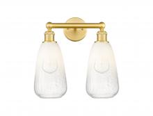 Innovations Lighting 616-2W-SG-G480-6OP - Brookhaven Almond - 2 Light - 15 inch - Satin Gold - Bath Vanity Light