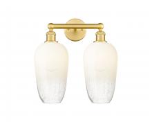 Innovations Lighting 616-2W-SG-G484-7OP - Brookhaven Flute - 2 Light - 16 inch - Satin Gold - Bath Vanity Light
