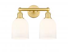 Innovations Lighting 616-2W-SG-G558-6GWH - Bella - 2 Light - 15 inch - Satin Gold - Bath Vanity Light