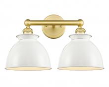 Innovations Lighting 616-2W-SG-M14-W - Adirondack - 2 Light - 17 inch - Satin Gold - Bath Vanity Light